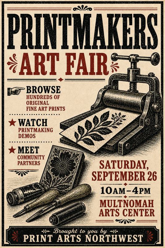 Print Arts Northwest Printmakers Fair Registration